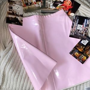 American Apparel Vinyl Skirt